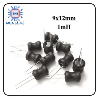 Cuộn cảm cắm 0912 1mh 9x12mm