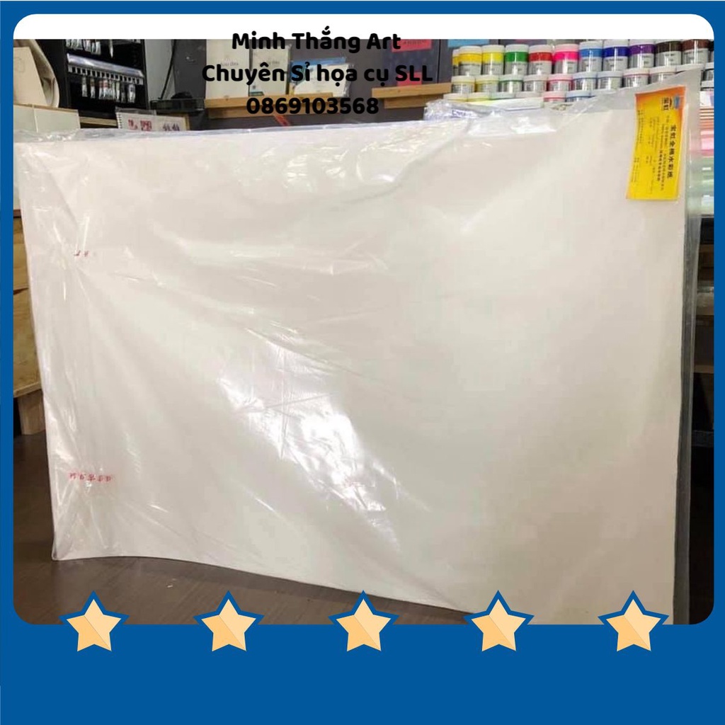 Giấy Vẽ Baohong 300g 100% Cotton Khổ A0 Lỡ vẽ màu nước,acrylic, marker,chì nước,đắp 4-5 lớp,loang tốt