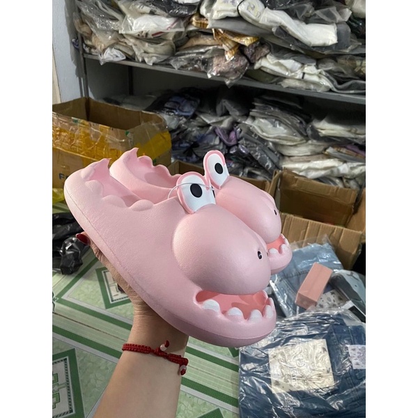Dép hà mã/cá xấu xanh