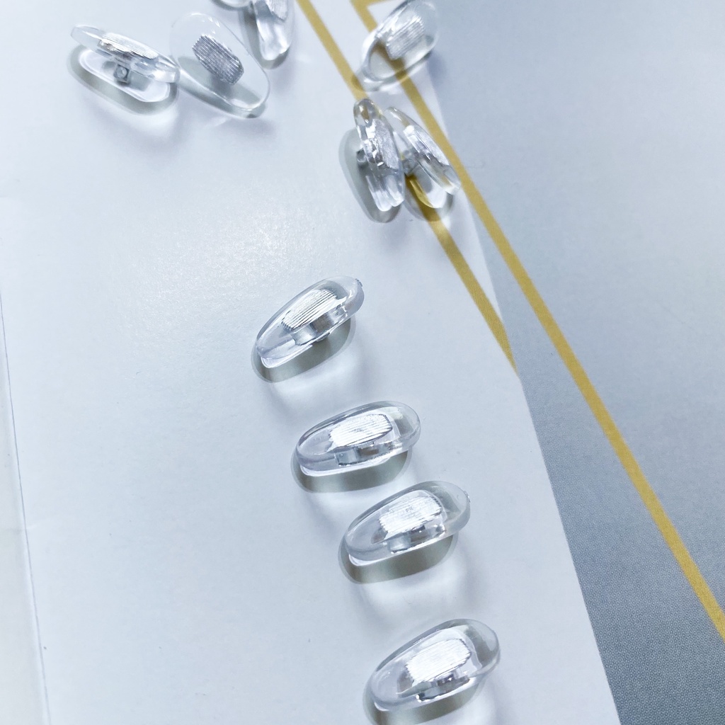 Đệm mũi silicon ve kính trong suốt siêu mềm không gây hằn đau khi đeo kính - Kihu Eyewear