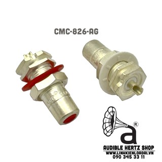 Rắc RCA mạ bạc CMC-826-AG, giá bán theo cặp 2 cái