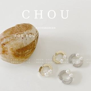 Bông tai, khuyên tai hạt ngọc đôi | chou accessories |
