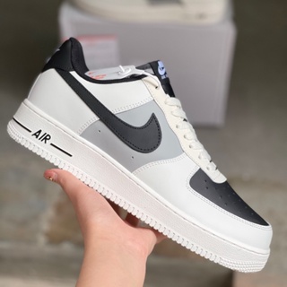 Giày _nike air force 1 mũi đen nam nữ - ảnh sản phẩm 1