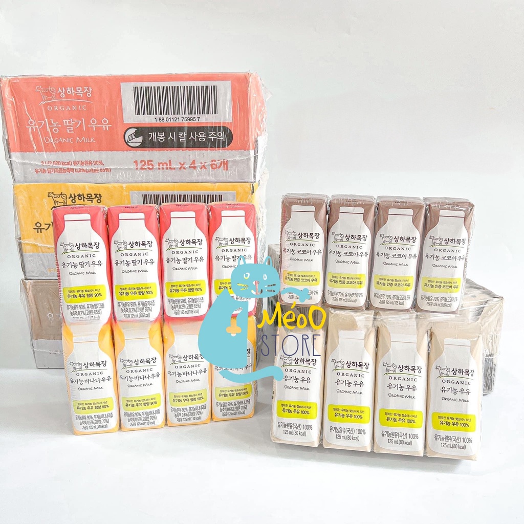 Sữa tươi Maeil Sangha Organic Hàn Quốc cho bé từ 1 tuổi