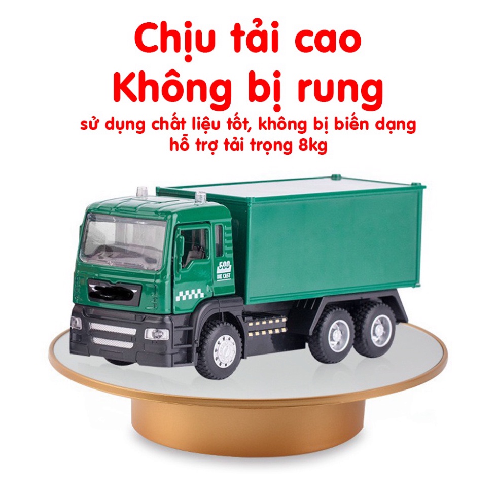 Bàn xoay sản phẩm xoay 360, hỗ trợ quay video, trang trí, chụp ảnh sản phẩm, quay mô hình,  livestream tiktok,