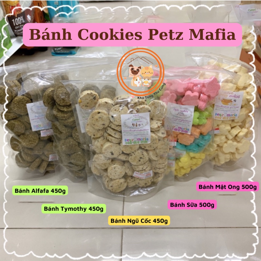 Thức Ăn Vặt Dặm Bánh Quy Snack Petz Mafia cho hamster,thỏ,bọ,sóc,hamte