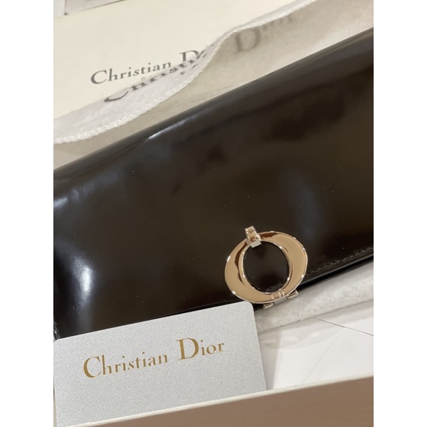 Ví Clutch Dior Vintage full phụ kiện box túi giấy