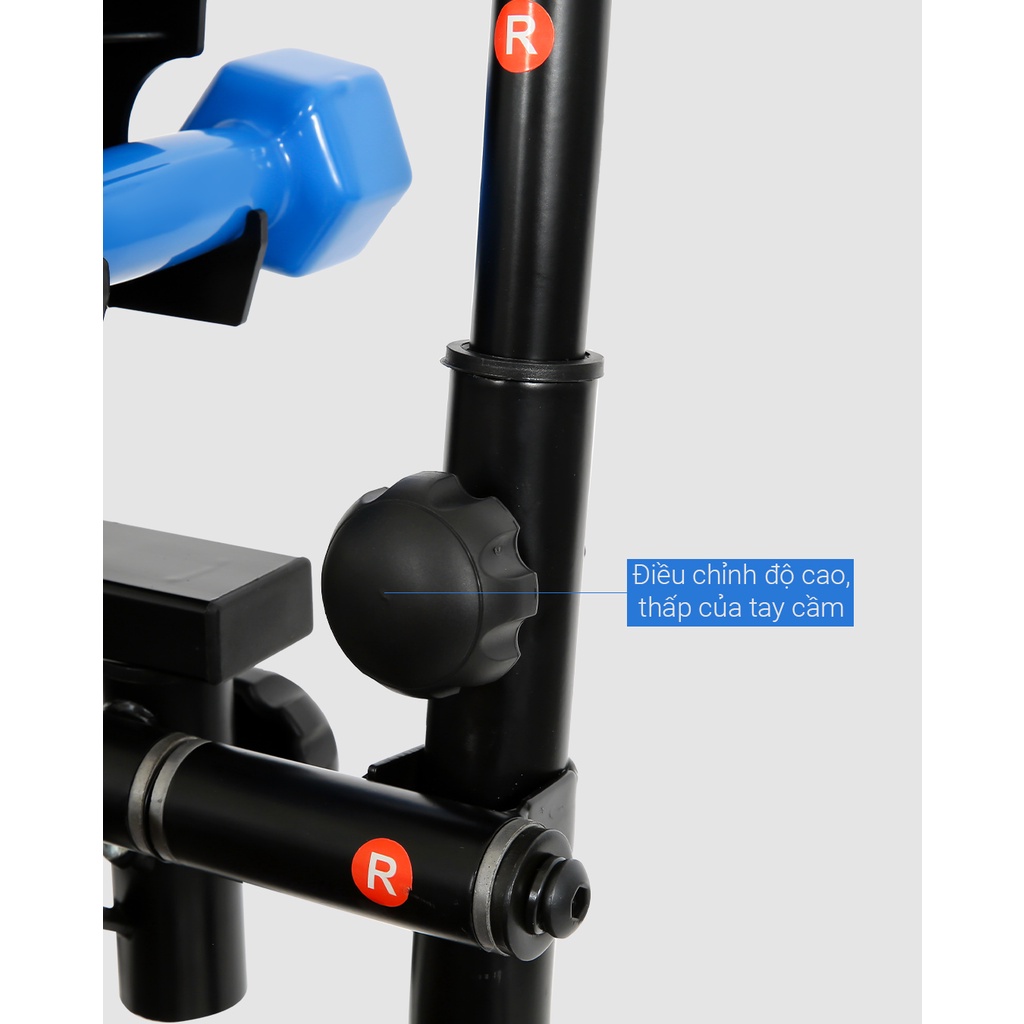 Xe đạp thể dục toàn thân liên hoàn Airbike MK295 tập cùng lúc tay chân hông