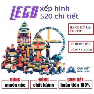 Đồ chơi lắp ráp lego xếp hình 520 chi tiết