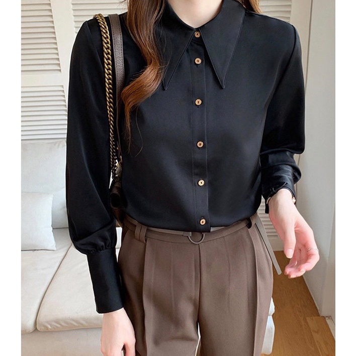 Áo sơ mi chất lụa