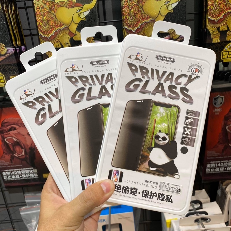 Kính cường lực chống nhìn trộm chính hãng WK cho iPhone