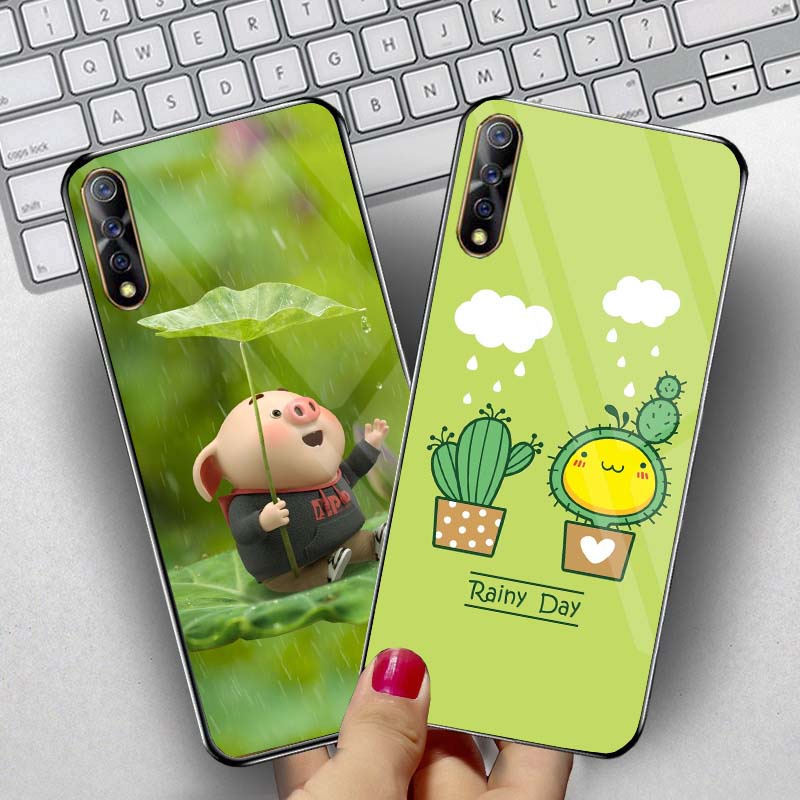 Ốp Lưng VIVO S1 Mặt kính cường lực Cao Cấp, Sang Trọng thiết kế Độc Quyền