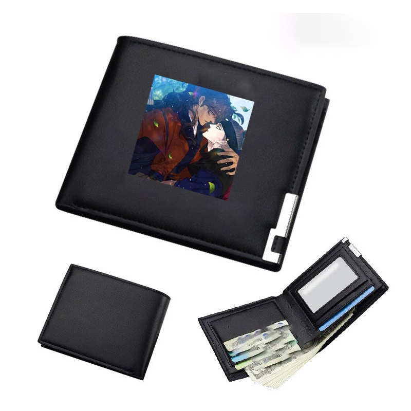 Ví da cầm tay nam nữ in hình MẮT PHỦ TOÀN SƯƠNG manhua BL xinh xắn tiện lợi anime chibi