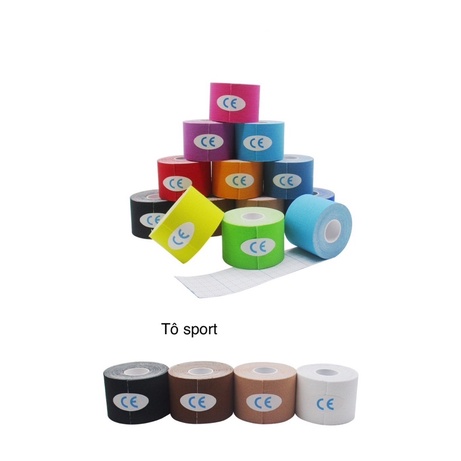 Băng keo dán cơ , băng keo dán thể thao hỗ trợ trấn thương đầu gối
