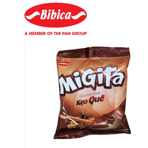 Combo 3 Kẹo Cứng Migita Quế Bibica 70g