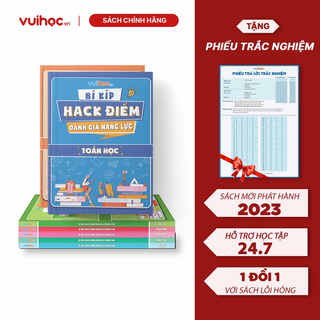 Bí Kíp Luyện Thi Đánh Giá Năng Lực ĐHQG - Sổ Tay Hack Điểm Môn Toán Ôn Thi Cấp Tốc Vuihoc.vn