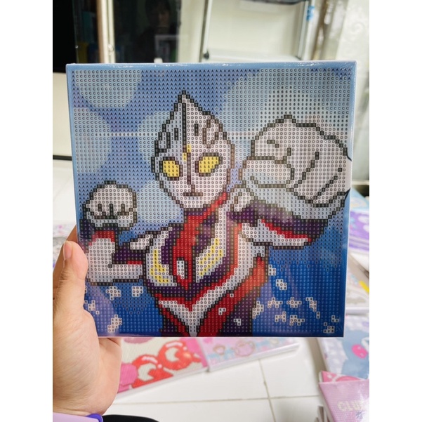 Tranh đính đá căng khung 20x20cm