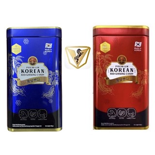 JINNY-J Kẹo Hồng Sâm Hàn Quốc Hộp Thiếc Cao Cấp 200g - KOREAN RED GINSENG CANDY