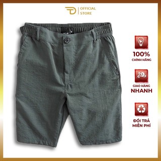 Quần short đũi nam cao cấp - Ngố lửng chất liệu đũi mềm mại Tuda