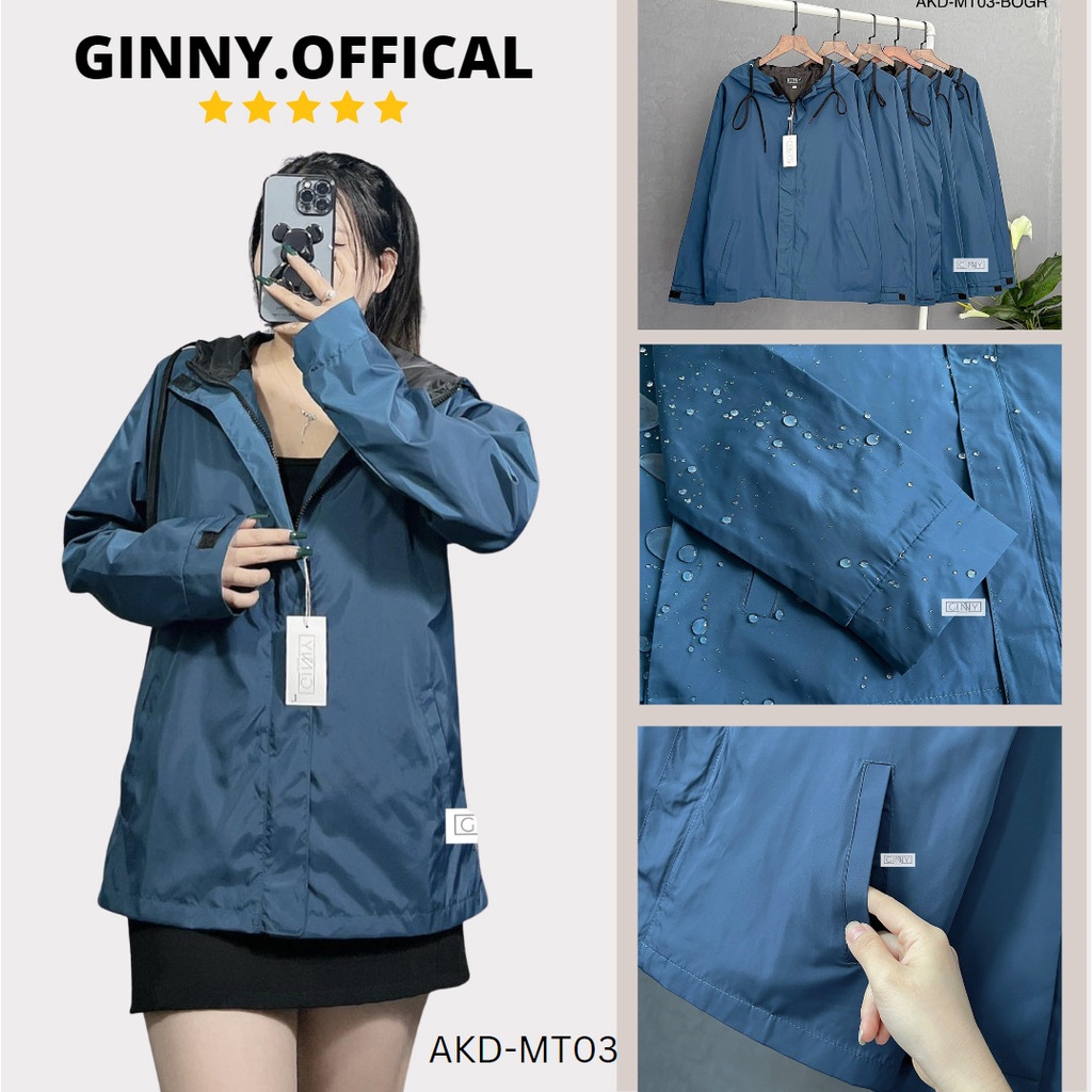 Áo Khoác Dù Jacket Wet Trượt Nước Nhẹ | GINNY OFFICAL