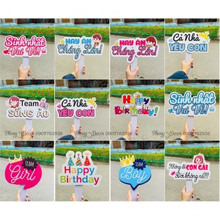 Hastag cầm tay sinh nhật