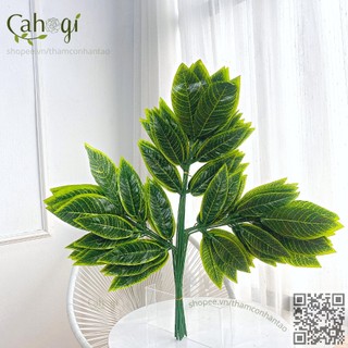 Cành Cây Kim Tứ Lá Vải Làm Cây Giả Cổ Thụ