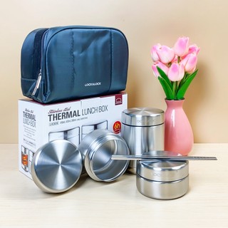 [Lock&Lock] Bộ Hộp Cơm LHC8016 1150ml - Kèm túi đựng
