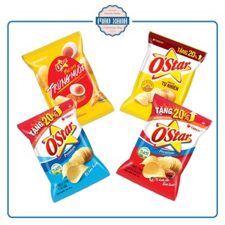 Snack Khoai Tây Ostar Orion Vị Trứng Muối, Kim chi, Muối, Tảo biển (gói 36g/32g)