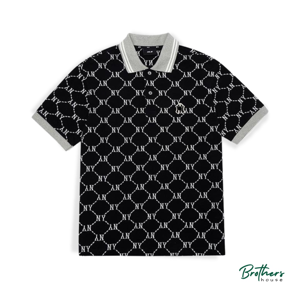|Auth| Áo polo M.L.B diamond monogram unisex xịn sò