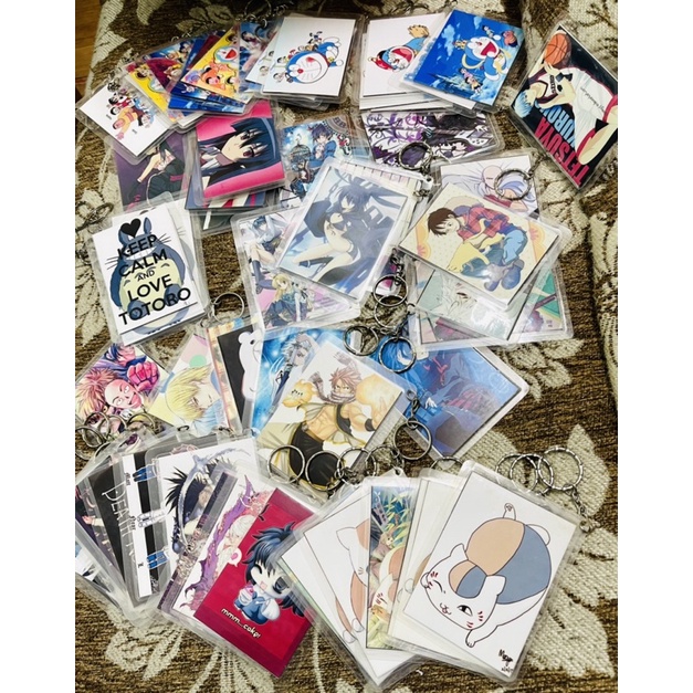 3 Móc treo khoá anime nhiều truyện lựa chọn / Móc khoá hình truyện anime khác nhau