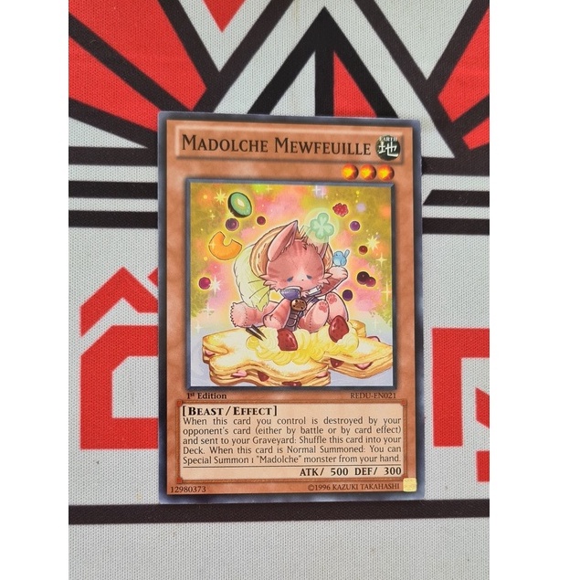 Thẻ Bài Mint90 Yugioh Monster Madolche Mewfeuille  - Common