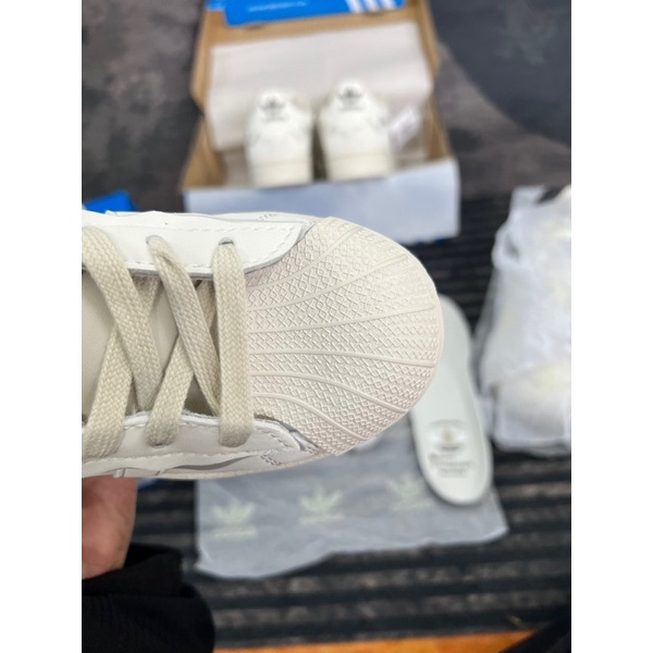 Giày Thể Thao  Adidas Sò Kem Chảy  Màu Kem ,Superstar Das Sò Màu Kem Trắng  Hot Trend 2023