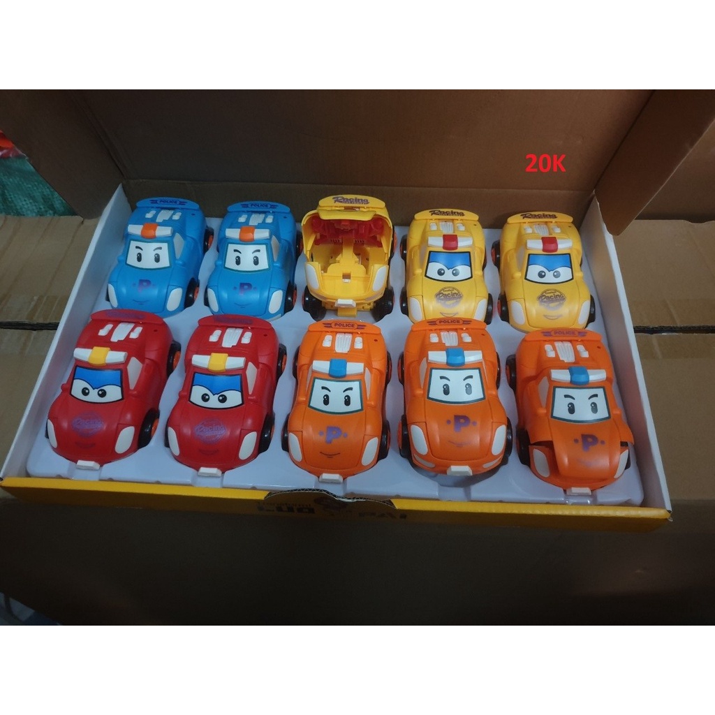 Đồ chơi Ô tô biến hình Robot nhiều màu sắc cho các bé