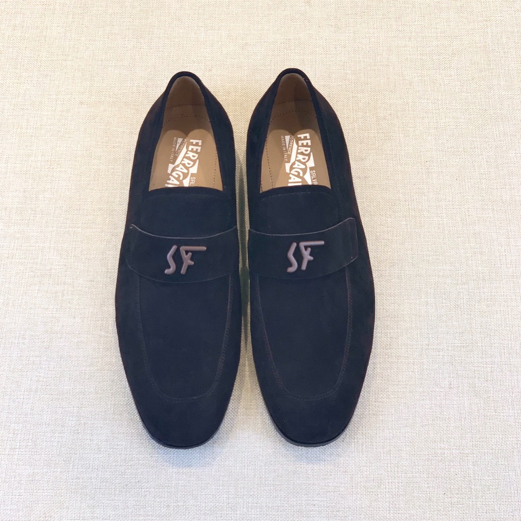 Giày tây lười nam da thật thời trang cao cấp Salvatore Ferragamo phong cách thời thượng, cổ điển