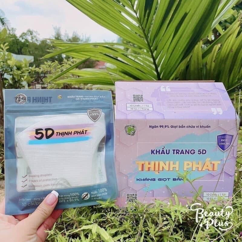 Khẩu trang 5D Thịnh Phát (1 Thùng) Free ship