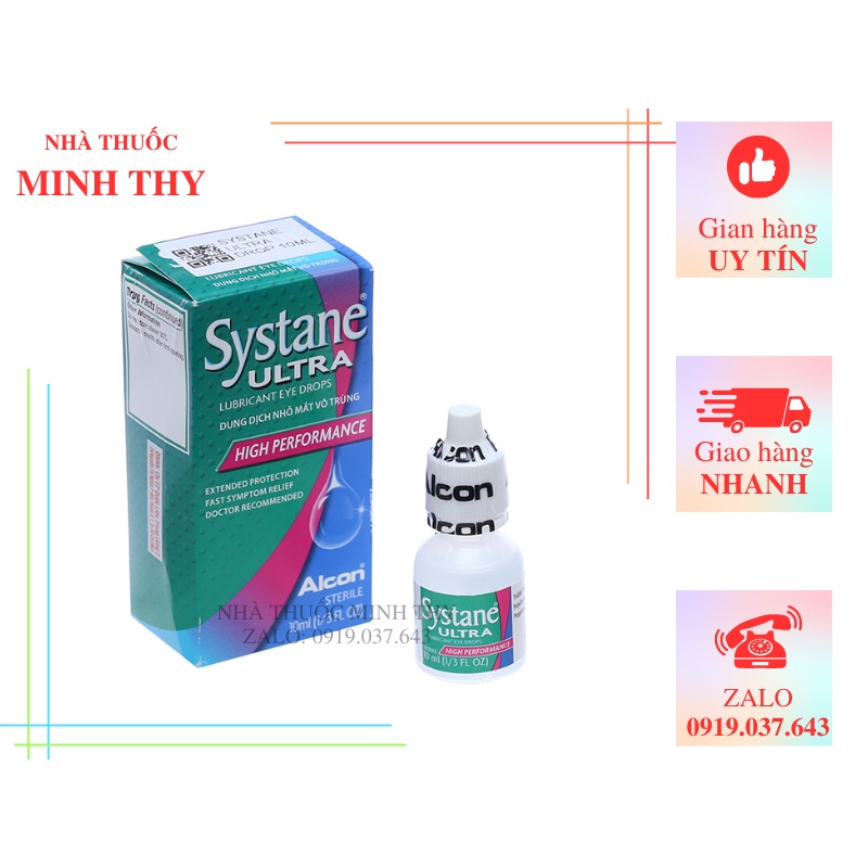 Nước mắt nhân tạo Systane Ultra Alcon 5ml,10ml