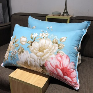Ruột gối nằm, ruột gối đầu họa tiết hoa lá vải poly cotton kích thước 45cmx65cm - Xưởng may giá sỉ