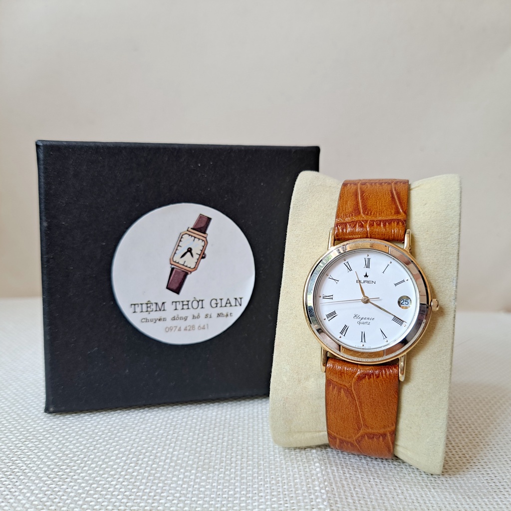 Đồng hồ Si Nhật - Nam - BUREN Elegance