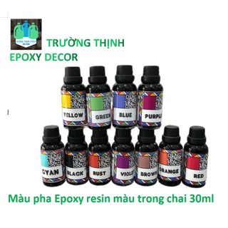 Màu Pha Nhựa RESINTINT (Màu Trong) Bán Lẻ - Trường Thịnh Sài Gòn