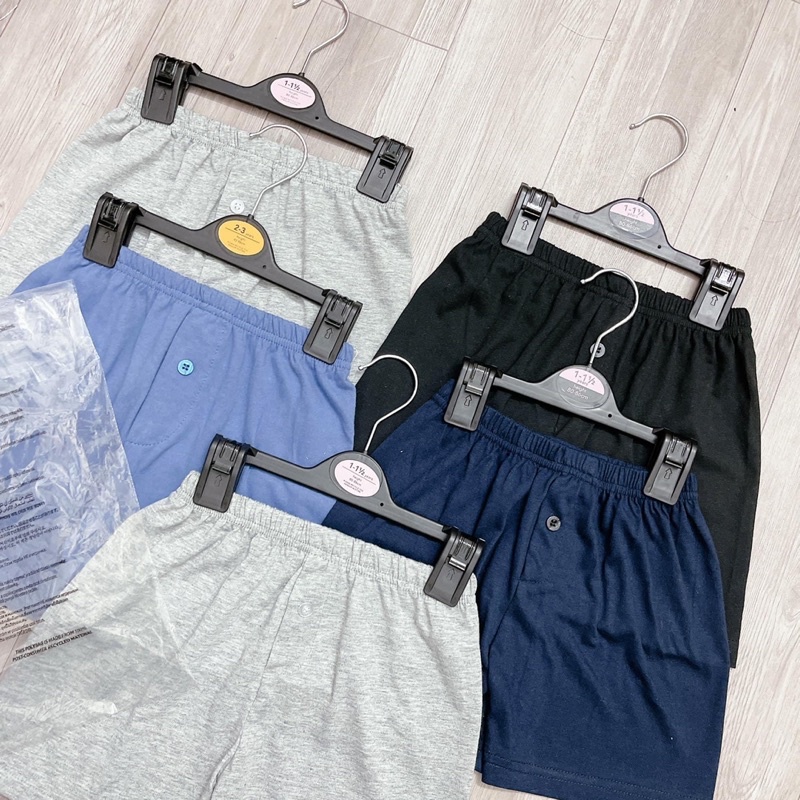 Set 5 quần đùi cotton bé trai