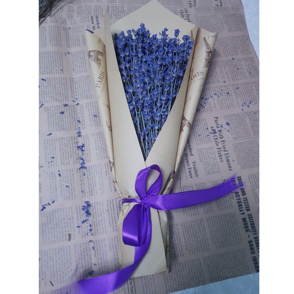 Hoa khô Lavender Pháp, hoa oải hương đẹp loại 1 làm hộp quà tặng ý nghĩa