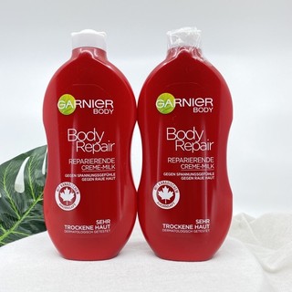 DƯỠNG THỂ PHỤC HỒI HƯ TỔN Garnier Body Repair 400ml (màu đỏ).
