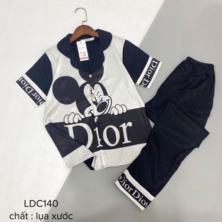 BỘ LỤA CỘC TAY HOẠ TIẾT 3D SIÊU XINH, LỤA SIÊU CAO CẤP DÀY DẶN( Hàng có size, ảnh thật)
