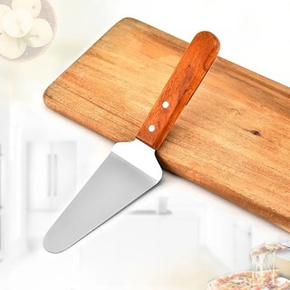 Xẻng đỡ bánh inox cán gỗ