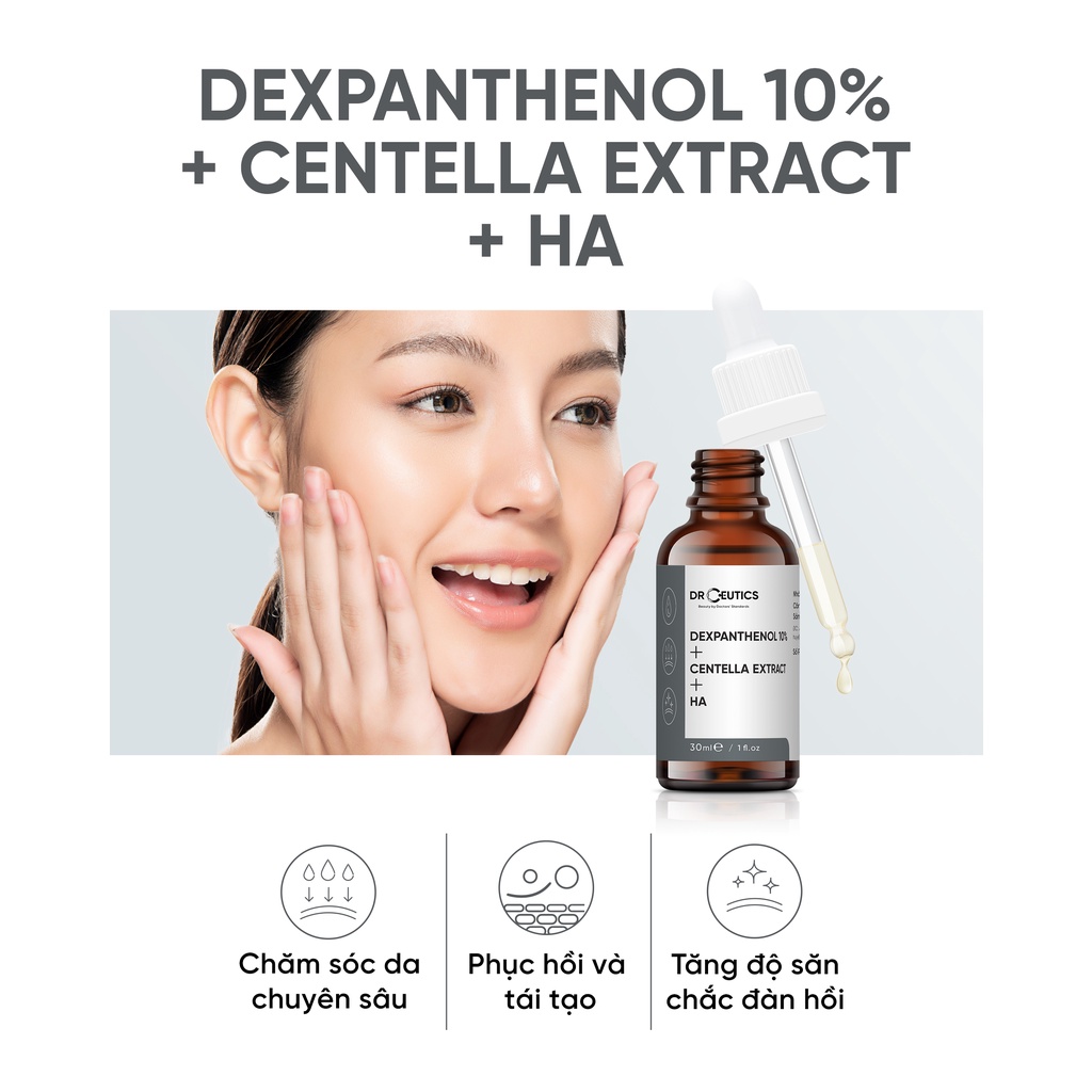 Serum DrCeutics B5 5-10% cấp ẩm phục hồi toàn diện