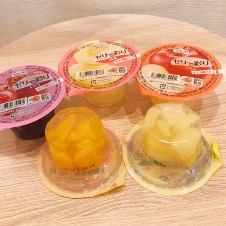 Thạch Jelly nhân trái cây IRODORI - Nhật Bản