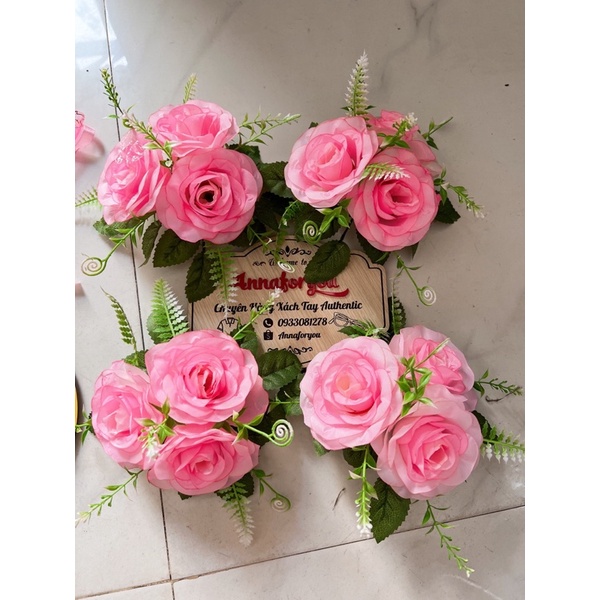 Bộ hoa trang trí xe rước dâu có sẵn nam châm