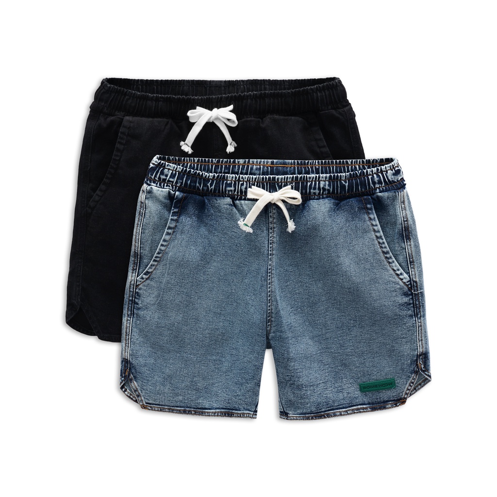 Quần Short Jean Nam Green Mark, Chất Denim Thoải Mái, QS0012, SOMEHOW