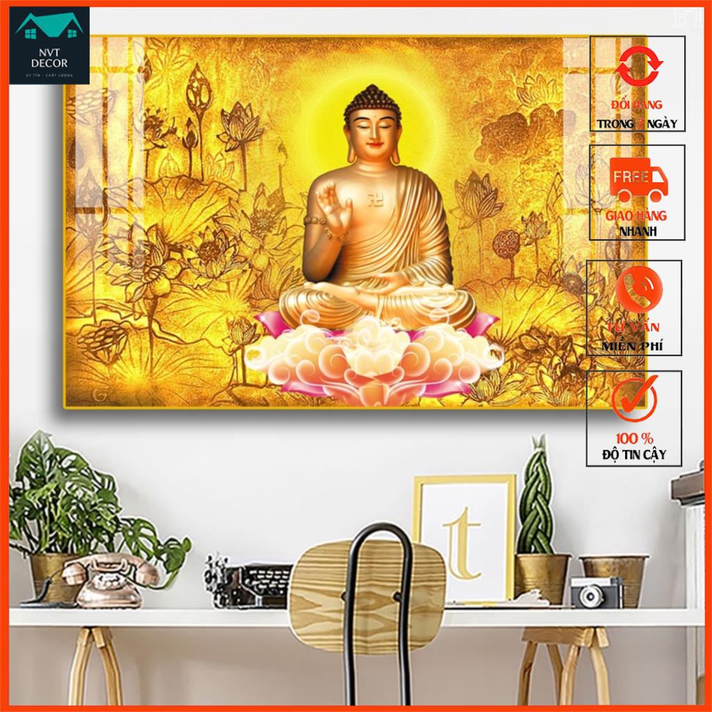 Tranh Phật Giáo - Tranh Treo Tường Đức Phật - Tráng Gương - Phòng Thờ - Phòng Khách [Freeship]