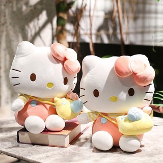 GẤU BÔNG MÈO KITTY ĐEO MÁY ẢNH (35cm - 50cm)